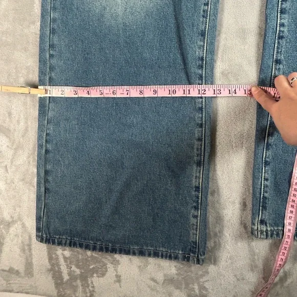 Edikted supper baggy wide leg denim jeans - Picture 12 of 15